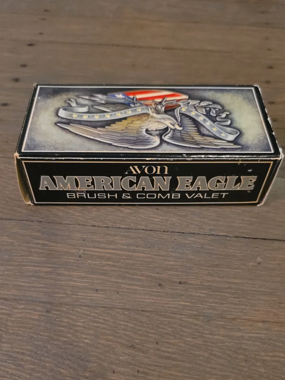 Avon American Eagle Brush & Comb Valet - Vintage NEW